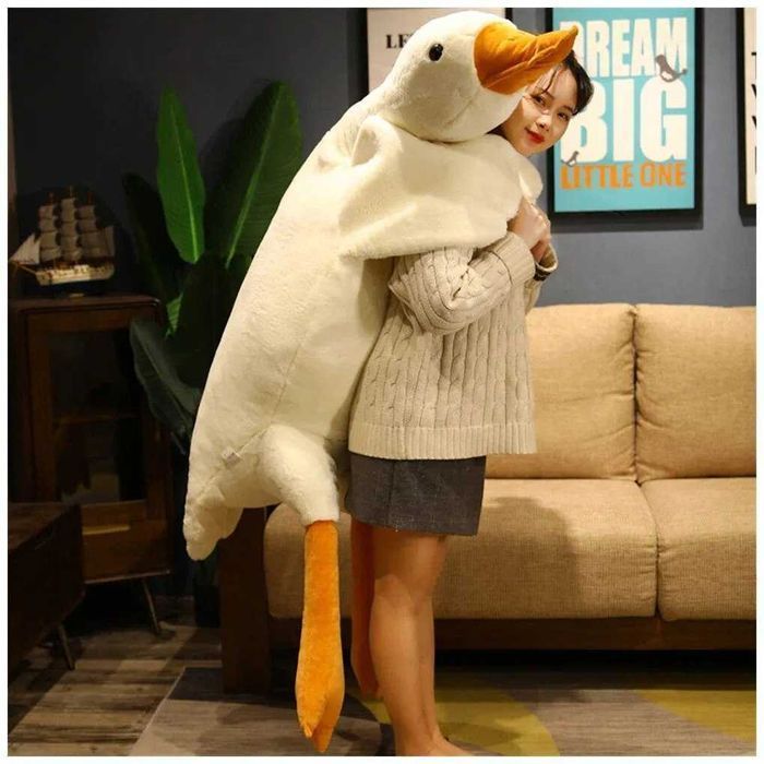 Мягкая ирушка гусь обнимашка‼️ Іграшка гусак‼️ Все размеры