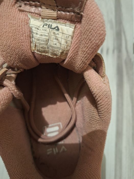 Tenis fila rosegold numero 37