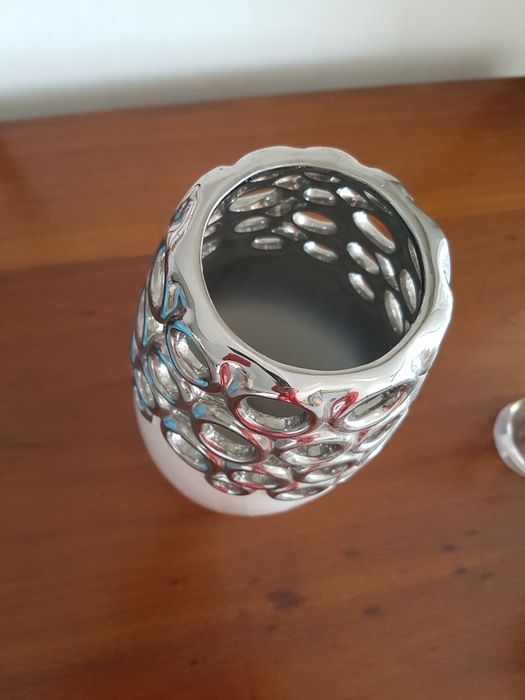 Peça decorativa, jarra branca nova