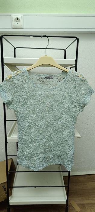 Camisola de senhora azul