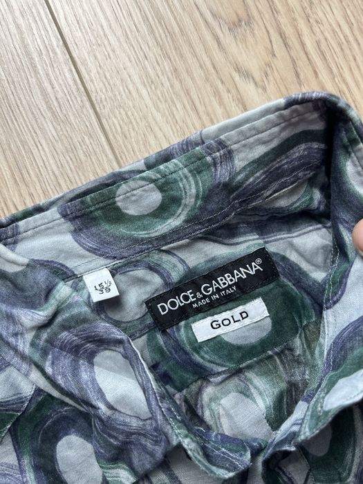 Dolce&Gabbana Gold Koszula Shirt Old money Designer Casual