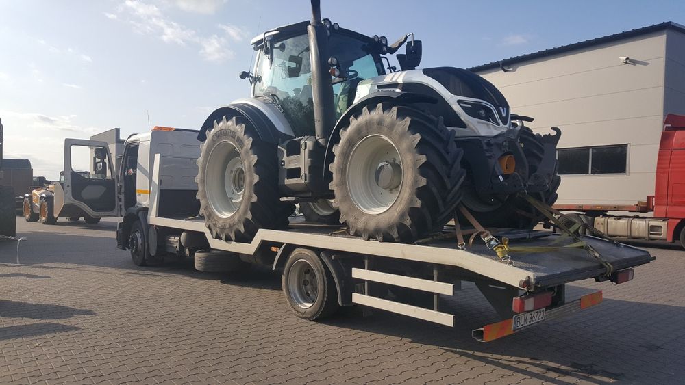 Pomoc drogowa Transport maszyn Laweta Autolaweta Holowanie Łomża S61