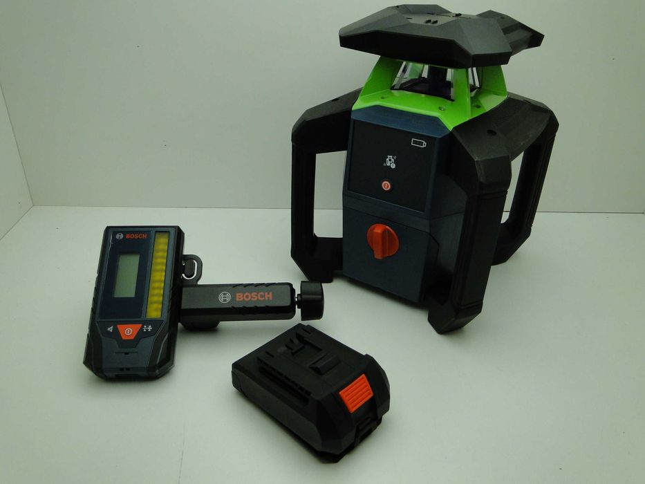 BOSCH GRL18V-3-31G, Laser obrotowy + Odbiornik LR3-2, W L-Boxx, Nowy