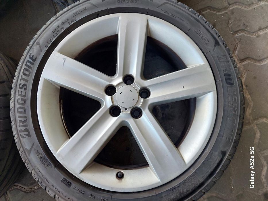 JANTES AUDI R17 COM PNEUS 225/45 FURAÇÃO 5X100