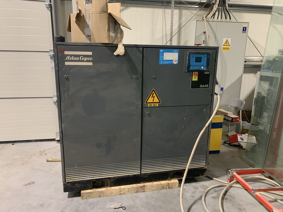 Sprężarka śrubowa Kompresor atlas copco GA45