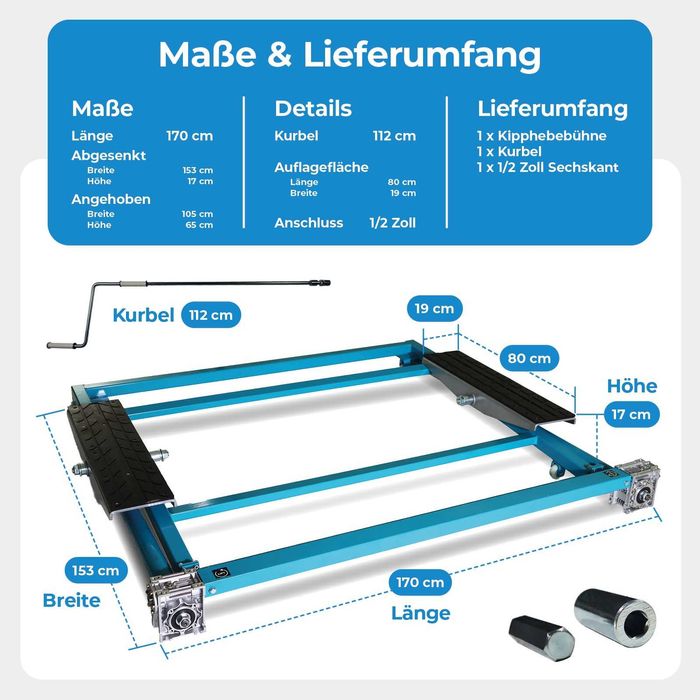 Samochodowy Podnośnik Regulowany do SUV bUS 3 Tony do Garażu Mobilny