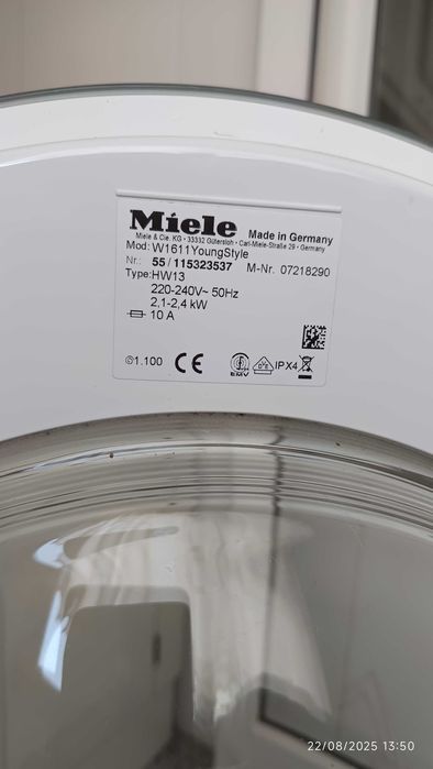 Máquina de Lavar Roupa Míele