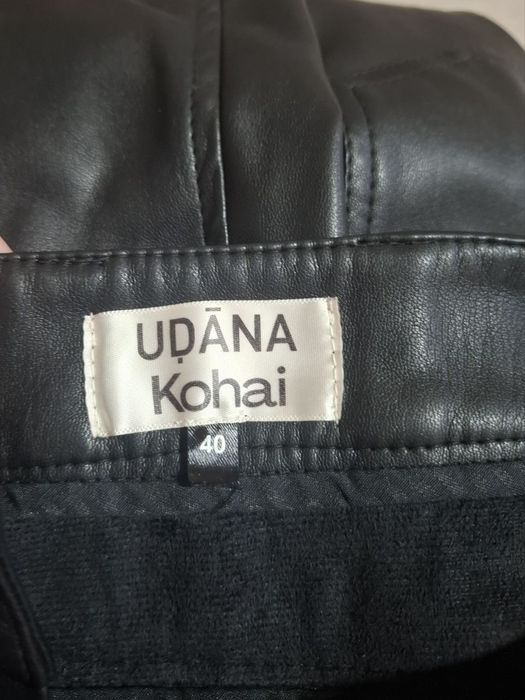 Шкіряні штани палаццо Kohai x Udana