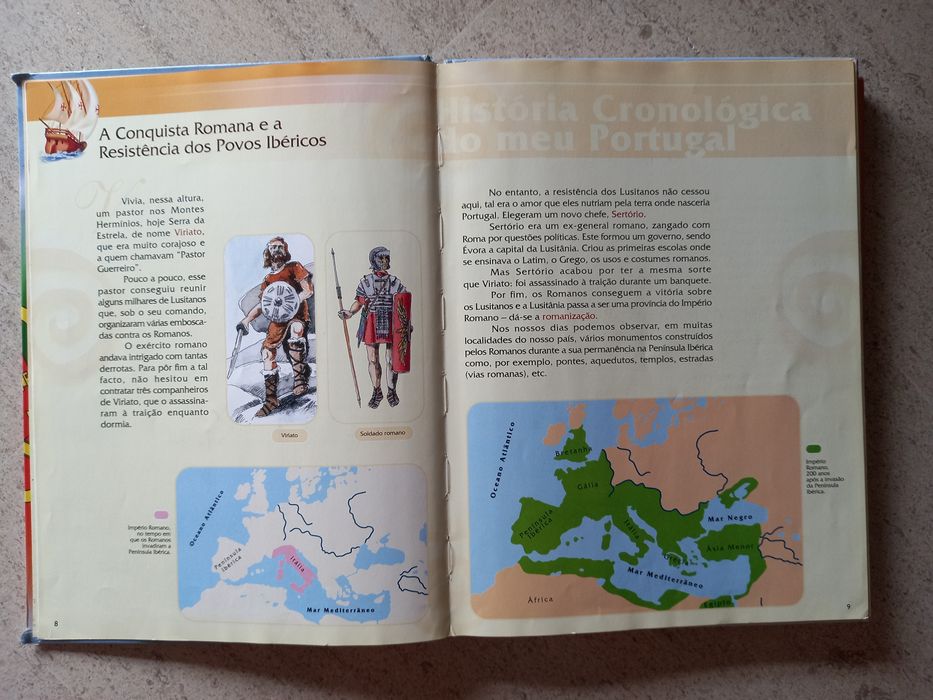 História Cronológica do meu Portugal + Primeira História de Portugal