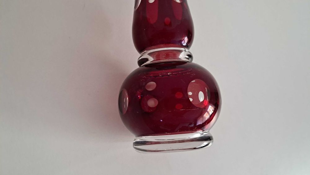 Wazon Rubinowy Bohemia