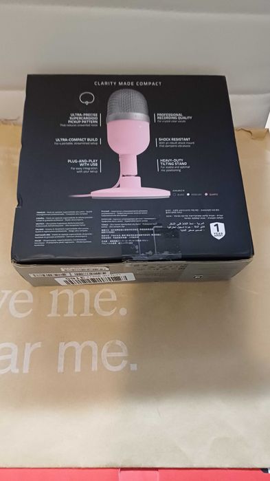 Razer Seiren Mini - Mikrofon pojemnościowy USB do transmisji.