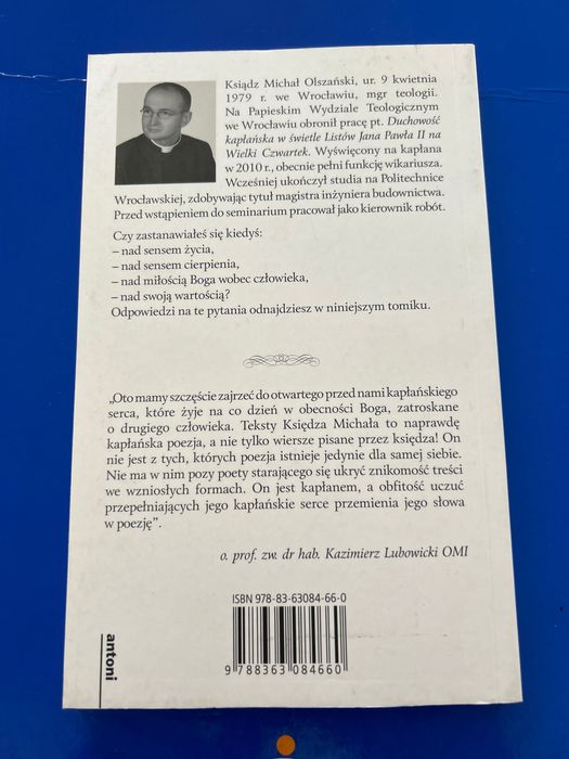 Mikael rozważania o wierze, ks. Michał Olszański, autograf autora