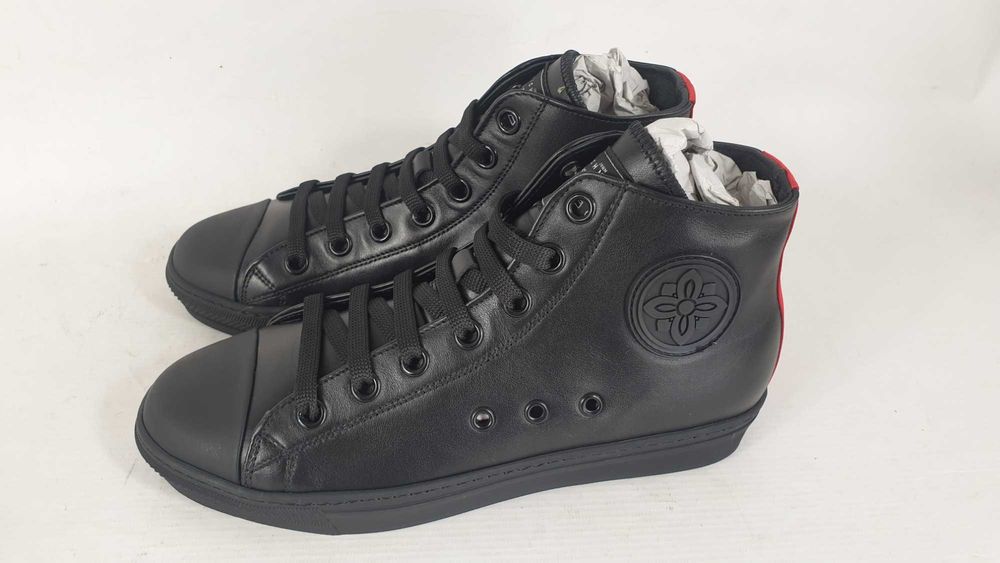 JOHN RICHMOND Skórzane sneakersy wysokie r.38