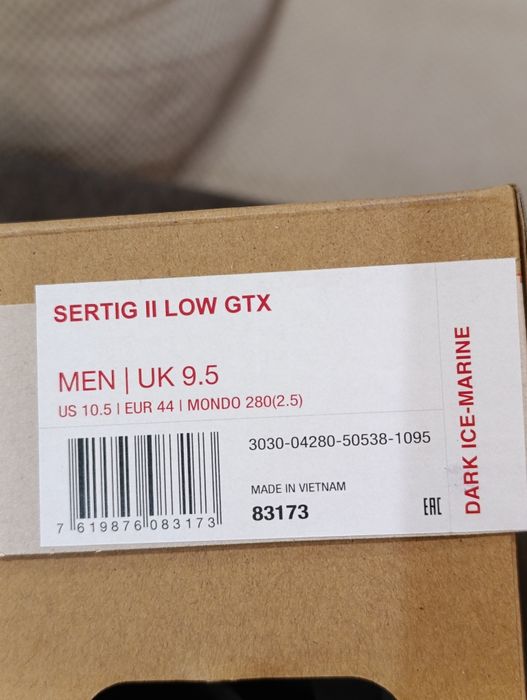 Mammut Sertig II Low GTX 44 (28 cm) męskie buty trekkingowe GORE-TEX