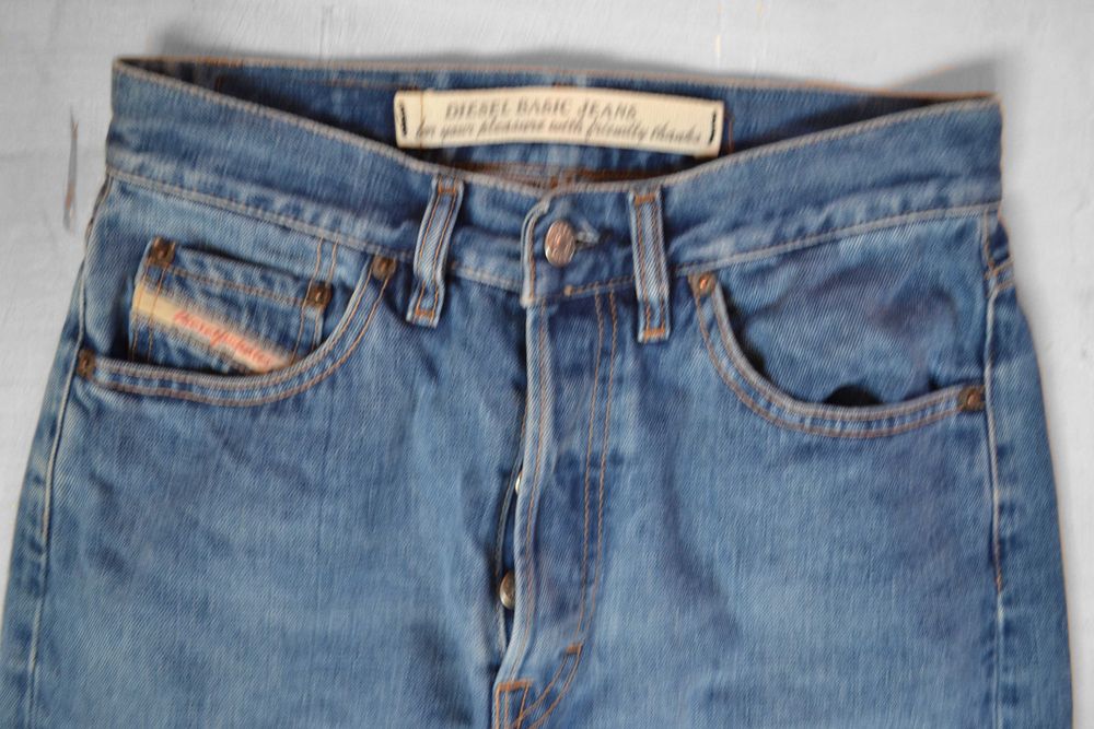 mom jeans Diesel spodnie z wysokim stanem vintage