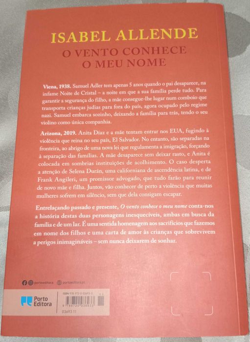 Livro - O Vento Sabe o Meu Nome