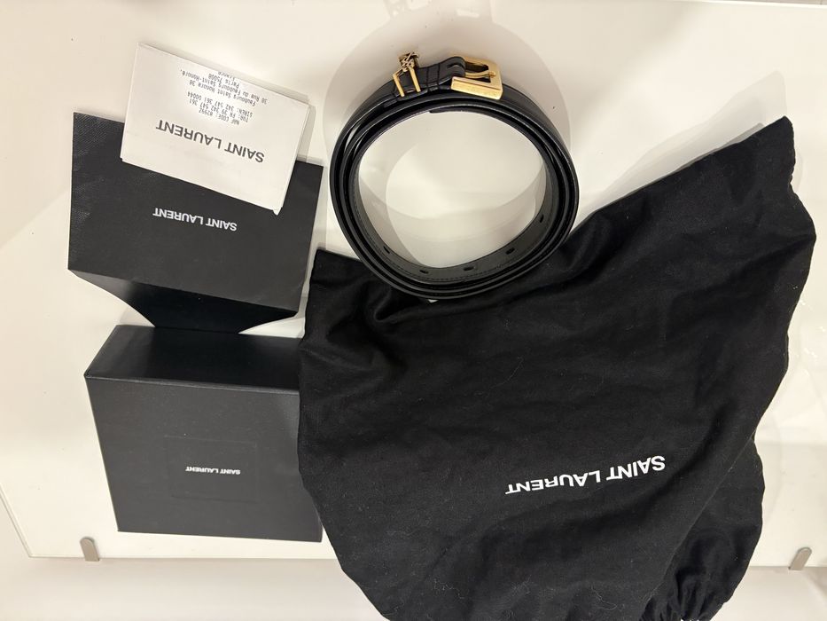 Cinto yves saint laurent ORIGINAL como novo tamanho 85