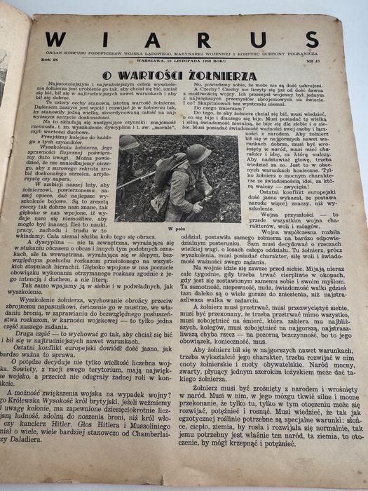 Wiarys nr 47, rok IX, Wojskowy Instytut Naukowo - Oświatowy