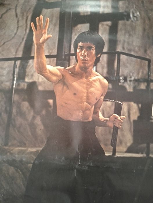 Antigo poster original Bruce Lee