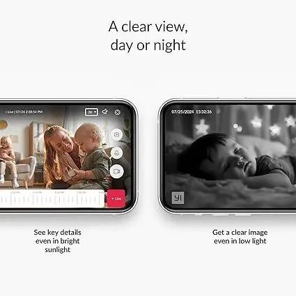 3 Камеры видеонаблюдения YI Pro 2K  Wi-Fi  умное обнаружение