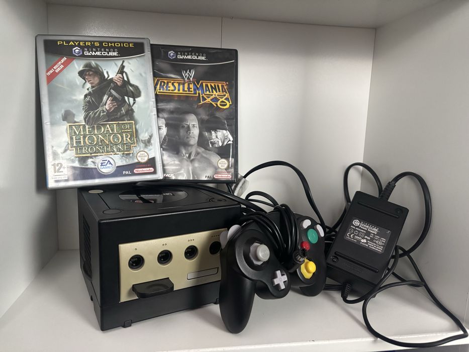 Zestaw Nintendo Gamecube Pad 2 gry Karta Okablowanie GWARANCJA