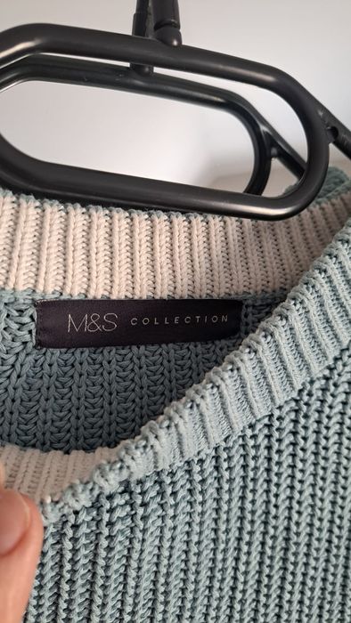 Niebieski sweter damski Marks Spencer rozmiar M