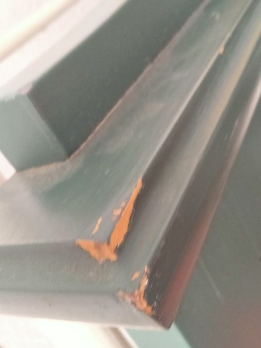 Green lacquered wooden mirror426579110114119681