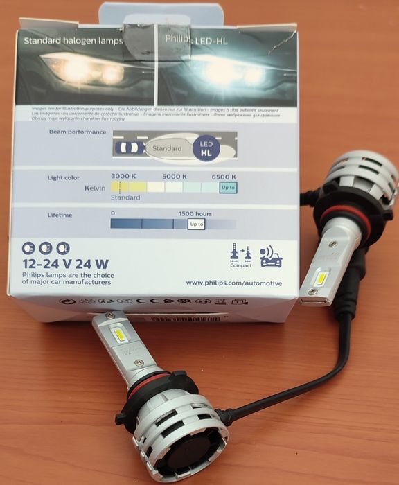 Philips Lâmpadas LED HB3 HB4