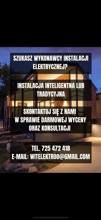 Firma Elektryczna WIT-ELEKTRO, Elektryk