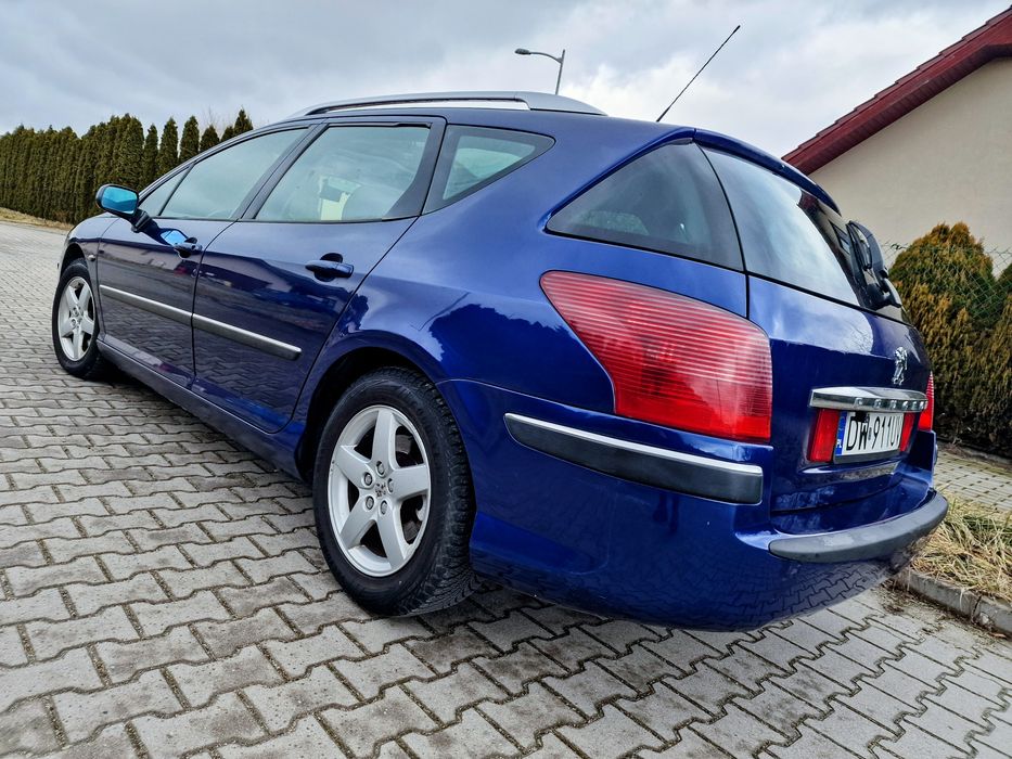 Peugeot 407 Kombi 2.0HDI 136KM Piękny, Zero Rdzy, Kamera, Tempomat