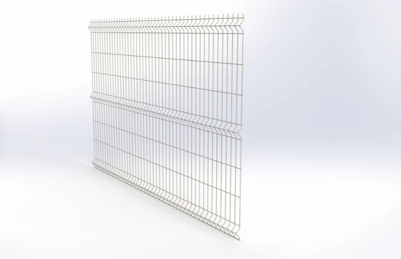 Painel metálico branco