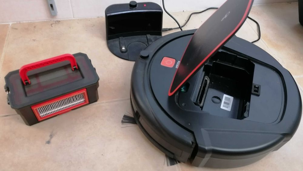 Aspirador Robo, "Hoffen", SRVC-9003, com avaria