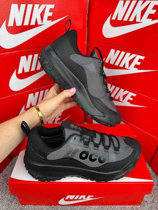 !АКЦІЯ! Nike ACG Mountain Fly 2 Low GTX Black Grey 41 42 43 44 45 46