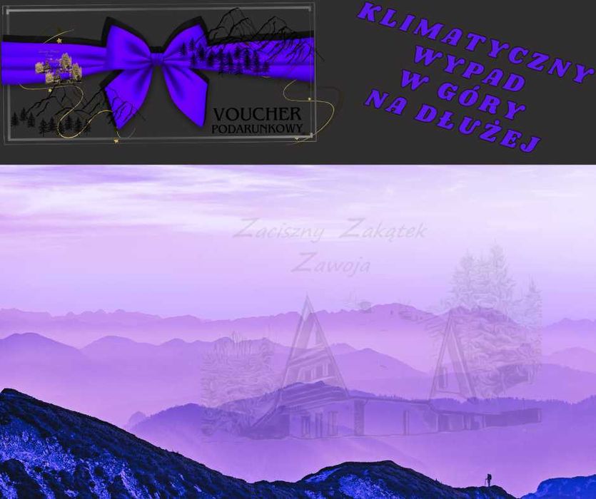 EXTRA VOUCHER - DŁUGI WEEKEND - 2 noce/ 2os. Super Nocleg W Beskidach!