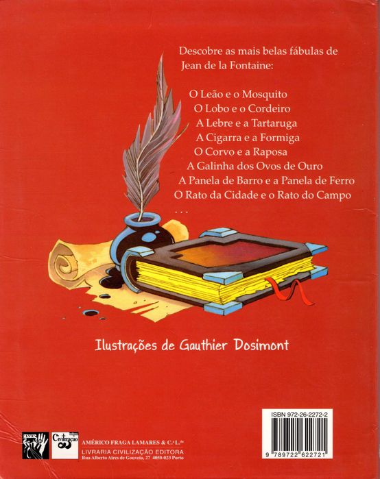 "As mais belas fábulas de La Fontaine" - Jean de La Fontaine