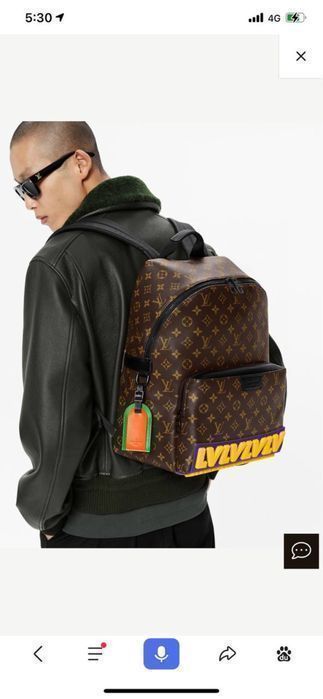 Рюкзак Louis Vuitton discovery eclipse коричневый мужской женский