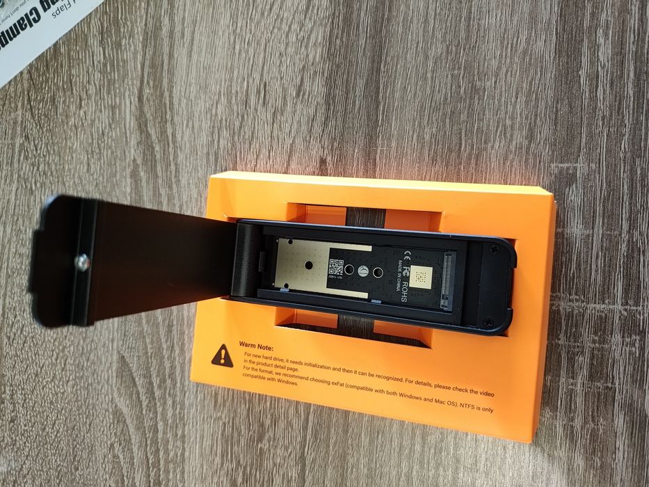 Карман (бокс) для SSD FIDECO M210CP USB 3.2 Gen 2 NVMe 10Gbps (USB-C)