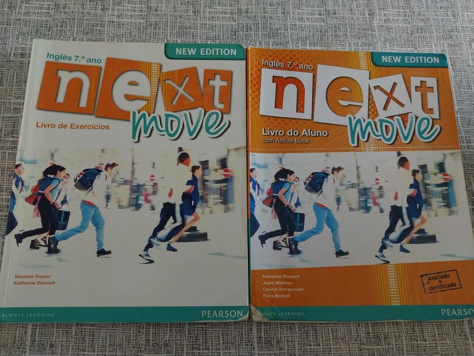 Manual e caderno de actividades de Inglês 7° ano