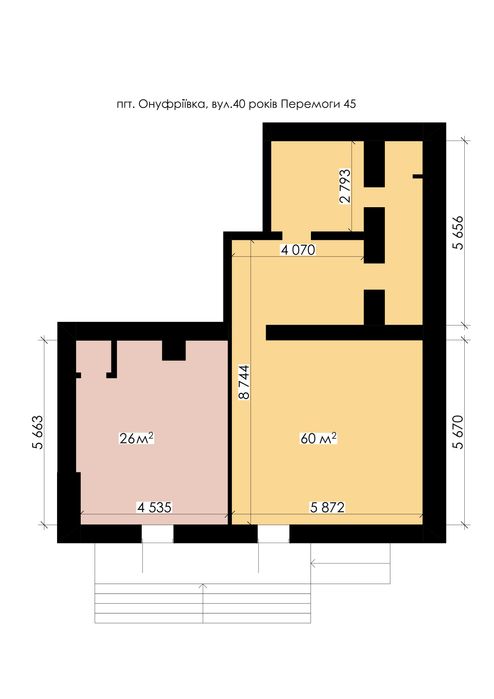 пгт. Онуфріївка, вул.40 років Перемоги 45