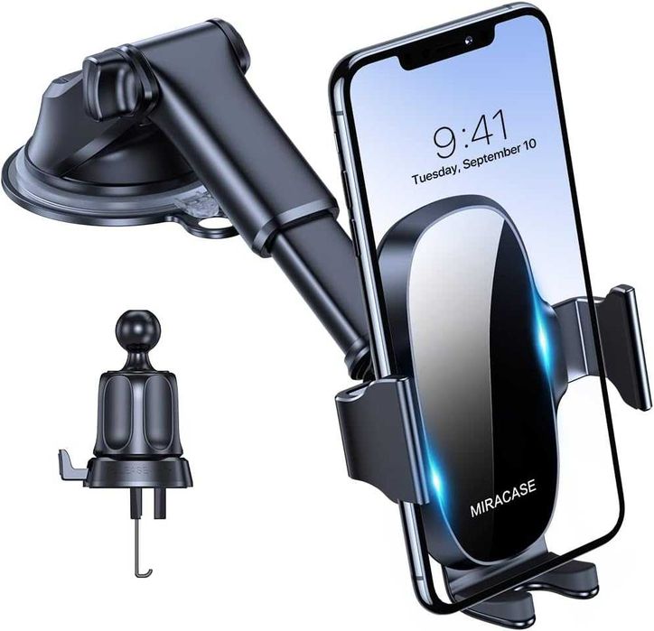 Miracase 23L28 uchwyt wysuwany samochodowy 4-7" iPhone Samsung