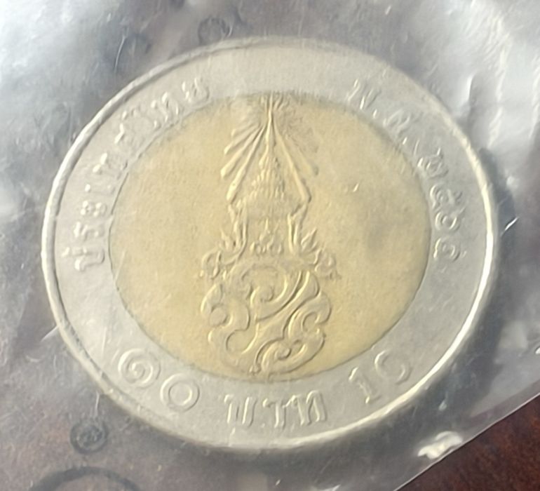 10 Baht moeda Finlândia