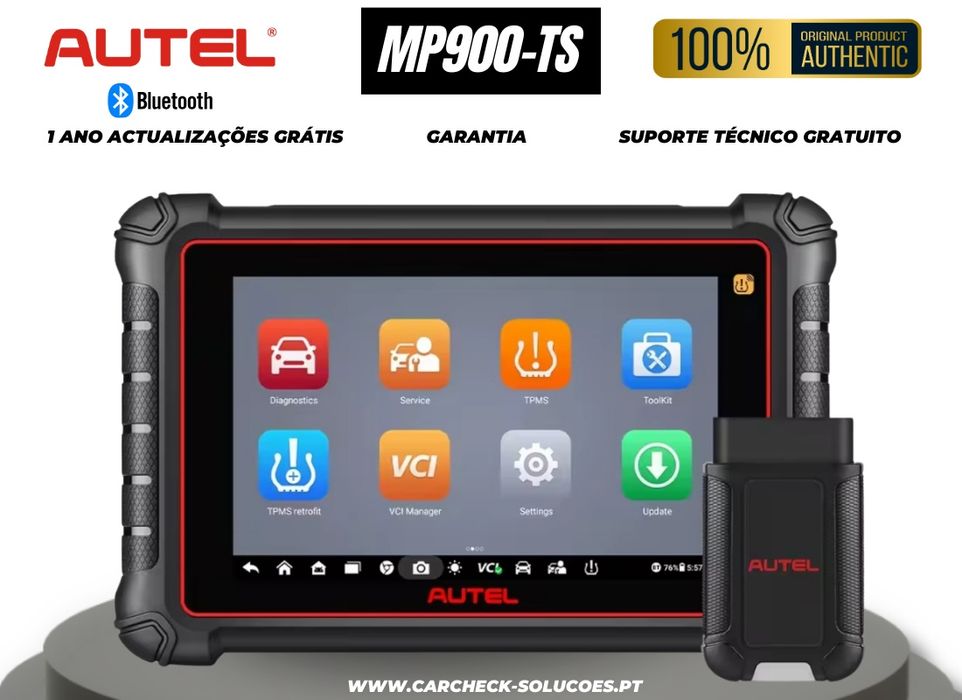 Autel MaxiCOM MP900-TS Bluetooth - Maquina de Diagnóstico Profissional