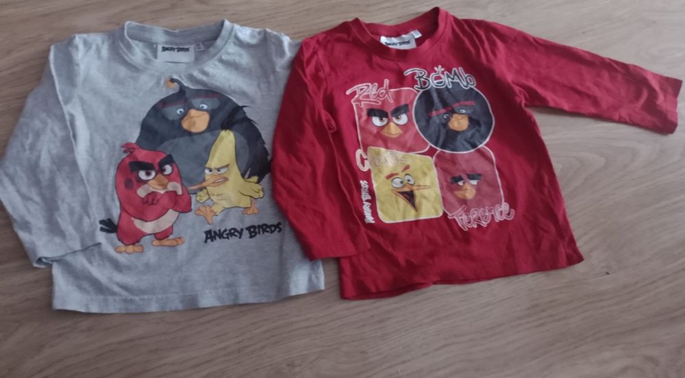 Komplet bluzki Angry birds
