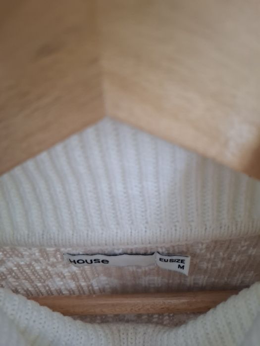 sweter damski we wzorki M