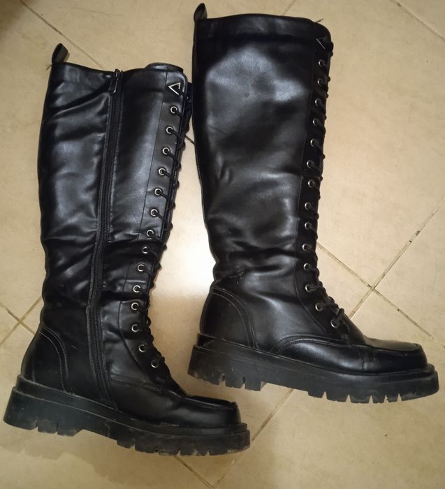 Зимові Шкіряні чоботи 38 р.