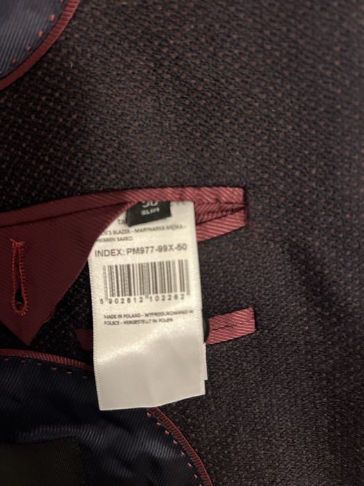 Tallinder marynarka bordowa rozmiar 50