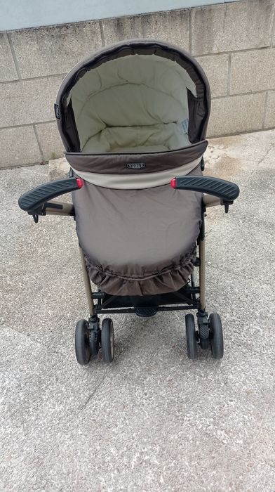 Carrinho de bebé - Trio Bébécar Vogue castanho