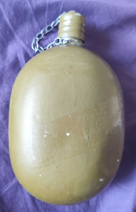 Фляга армійська зелена алюмінієва радянська