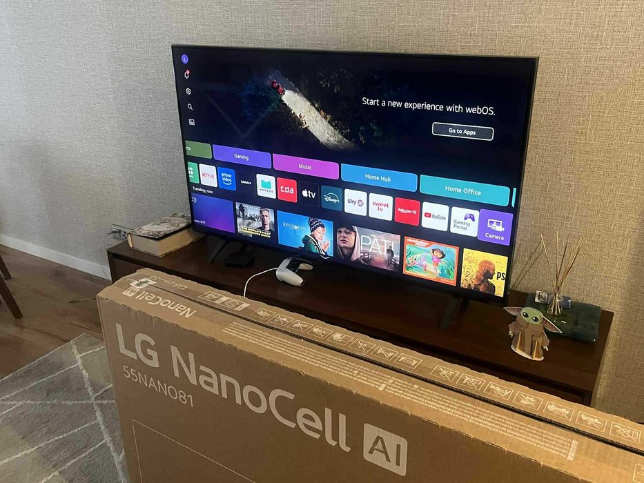 TV LG 55" 55NANO81 NanoCell AI – Quase Nova - 3 Meses de Uso