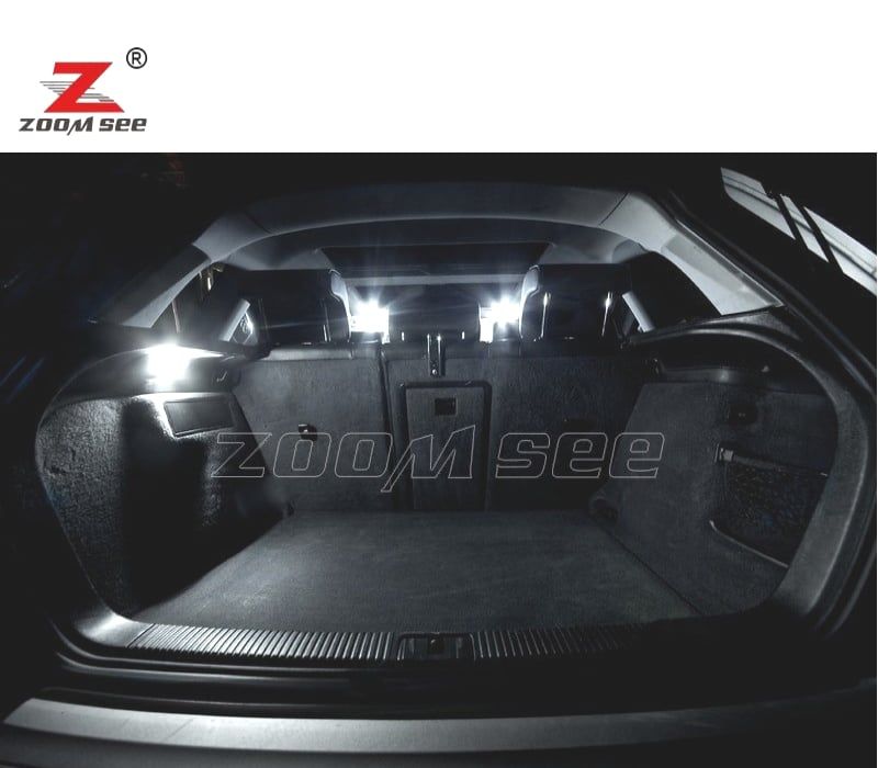 KIT COMPLETO DE 16 LÂMPADAS LED INTERIOR AUDI A3 S3 8 P 2006 -2013